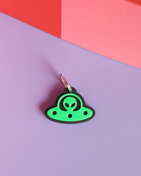 3D UFO Jumbo Charm