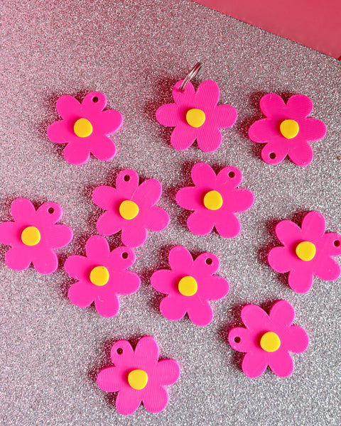 3D Flower Jumbo Charm