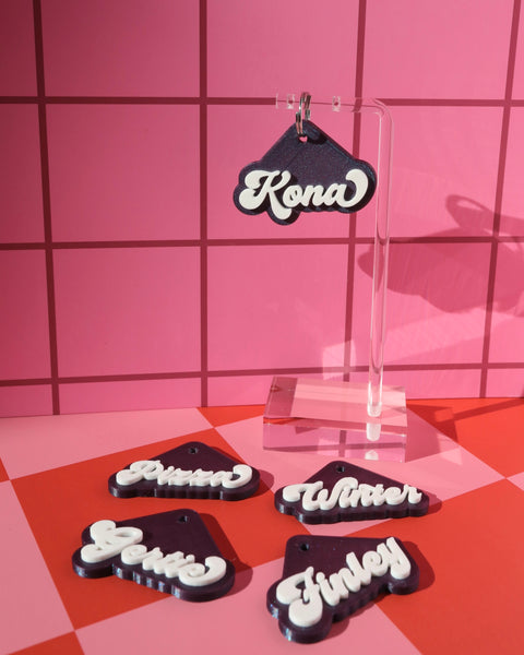 3D Retro Pet Tag