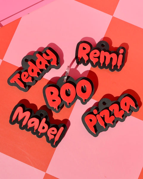 3D Spooky Pet Tag