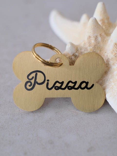 Gold Bone Tag