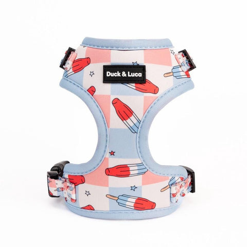 Adjustable Dog Harness - Fourth of July Popsicle