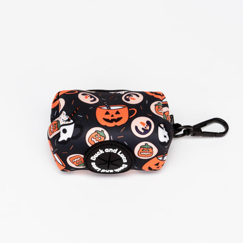 Poop Bag Holder - Retro Halloween, Dog Waste Bag Dispenser, Puppy Accessories, Poo Bag Holder, Poo Bag Dispenser