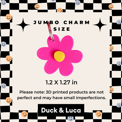 3D Flower Jumbo Charm