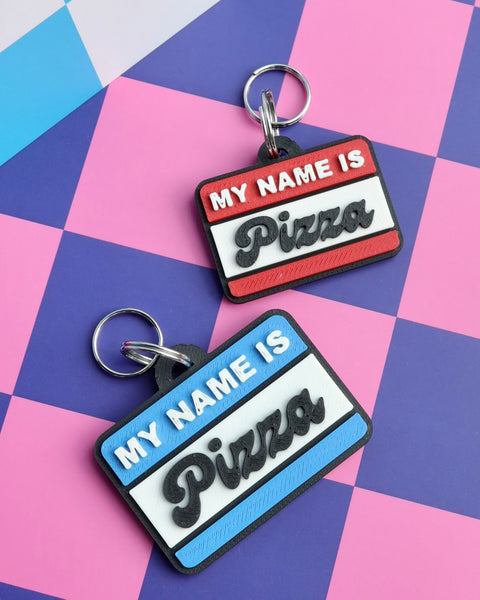 3D My Name Is Pet Tag