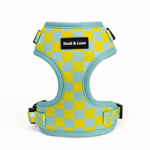 Dog Harness - Retro Checkerboard